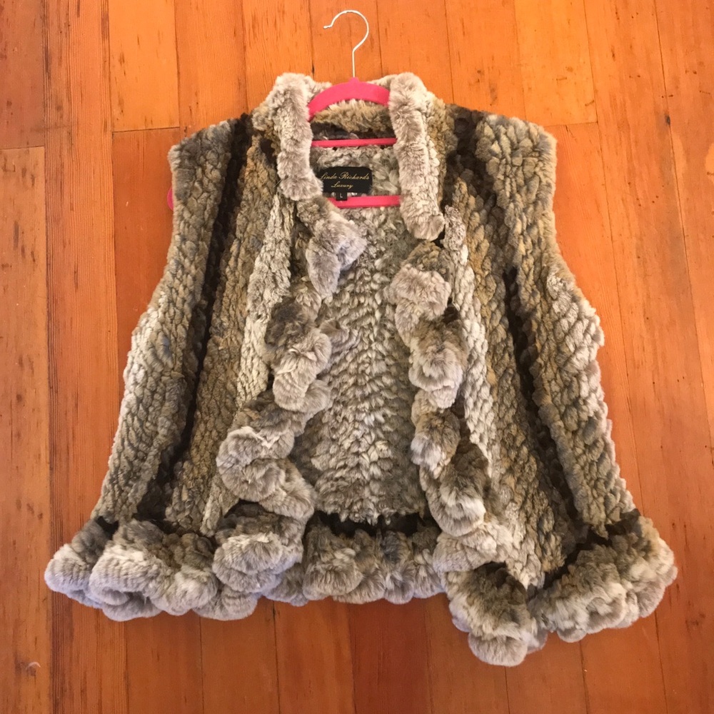 Linda Richards Luxury Fur Vest.